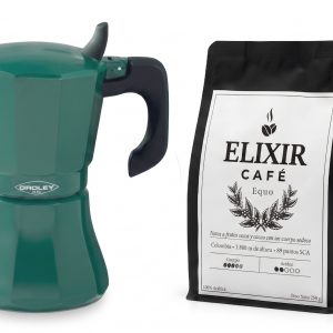Cafetera Italiana Oreley Petra + Café Elixir Variedades